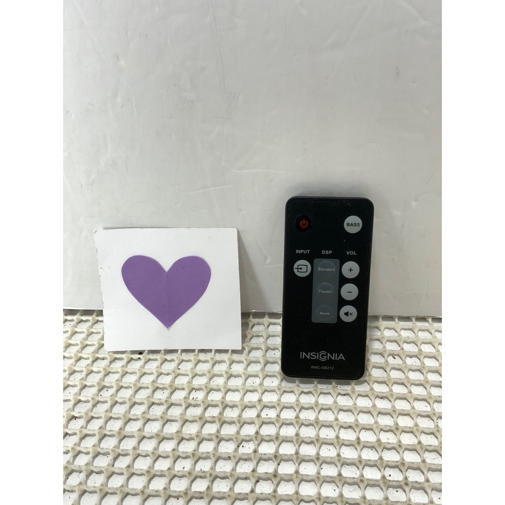 Insignia RMC-SB212‎ Remote Black Untested EUC